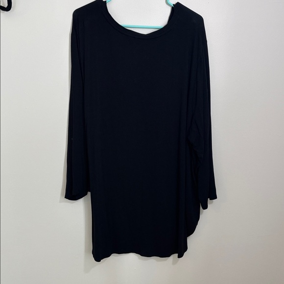 Cato Black Long Sleeve V-Neck Top - Picture 6 of 7
